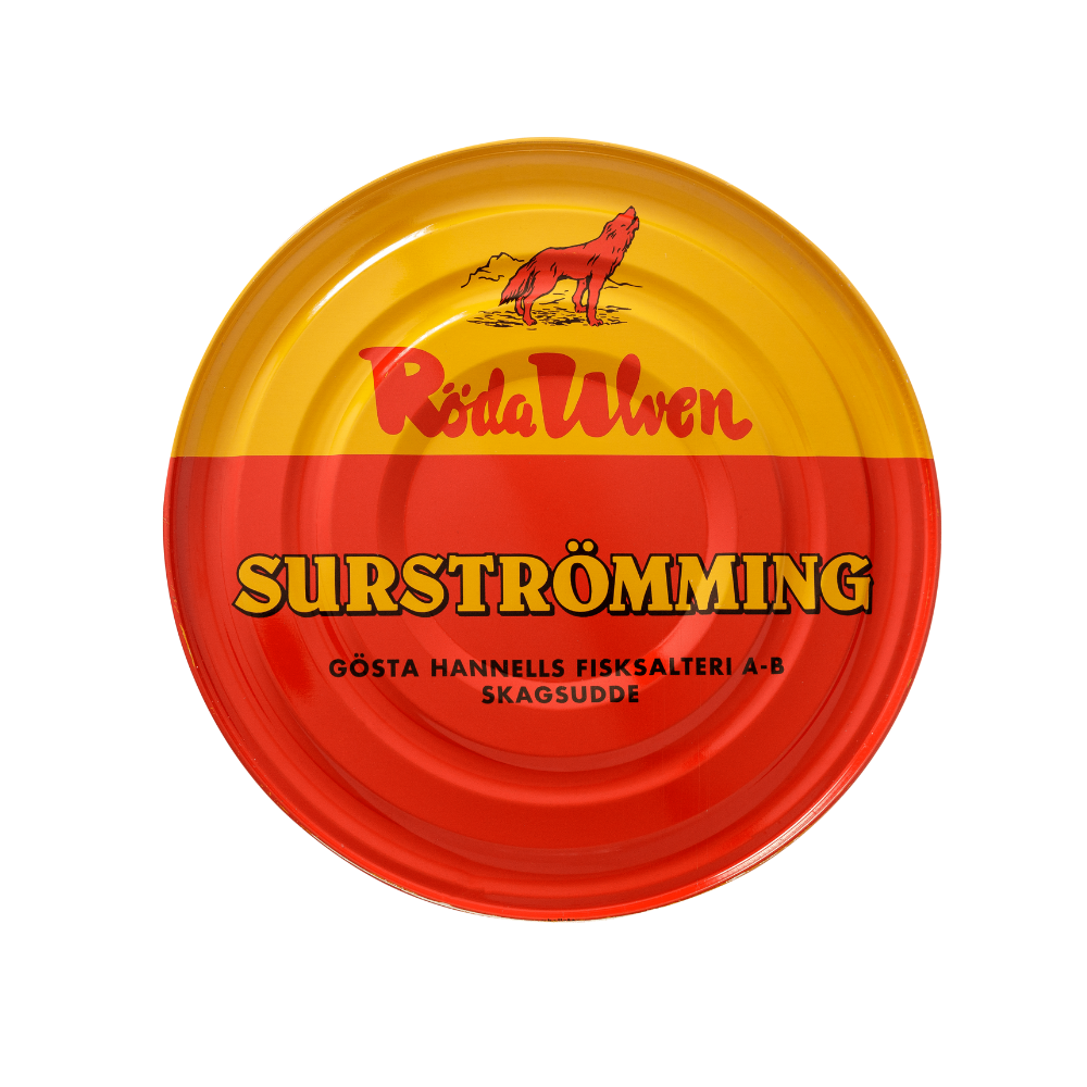 Röda Ulven Surströmming original (harengs fermentés), 400/300 g de poisson  : : Épicerie